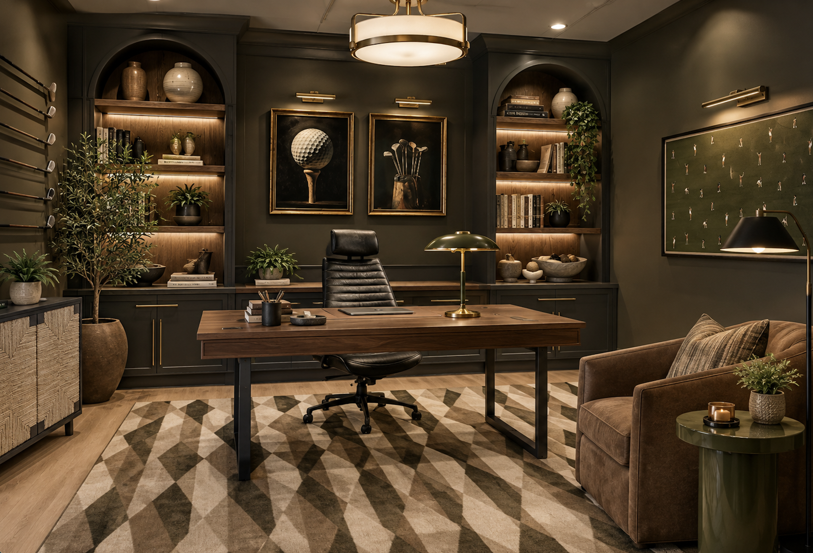 Basement office